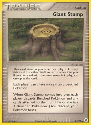 Image of Giant Stump 075  Legend Maker - Uncommon