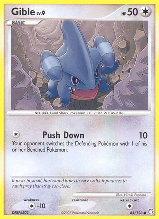 Image of Gible 085/123  Mysterious Treasures - Common