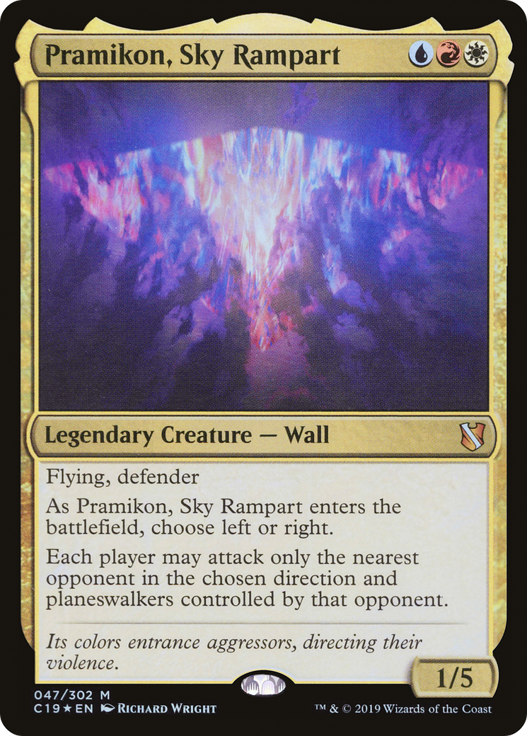 Image of Pramikon, Sky Rampart (C19-047) - Commander 2019 Foil