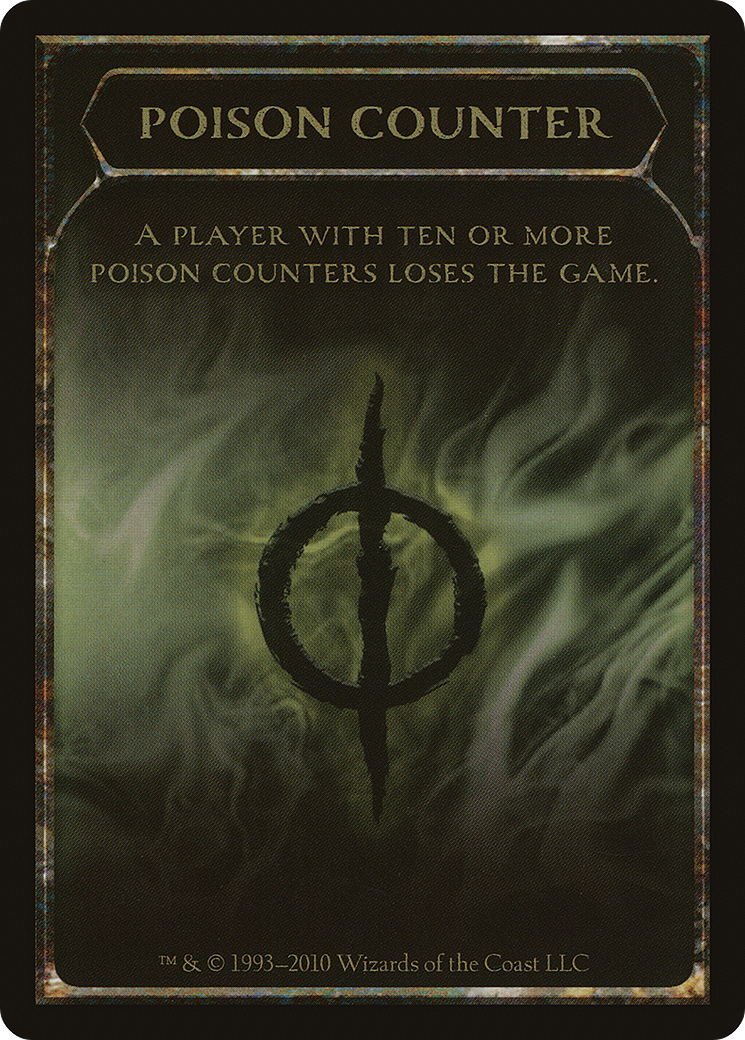 Image of Poison Counter Token (SOM-) - Scars of Mirrodin Tokens