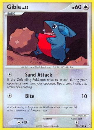Image of Gible 106  Supreme Victors - Common