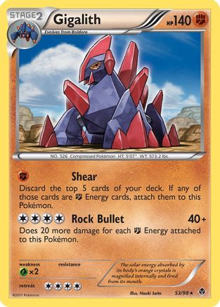 Image of Gigalith 053  Emerging Powers - Rare