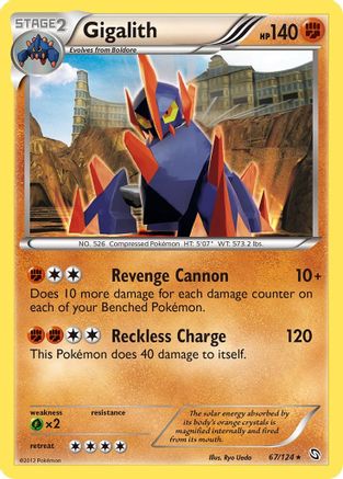 Image of Gigalith 067  - Reverse Holofoil Dragons Exalted - Holo Rare