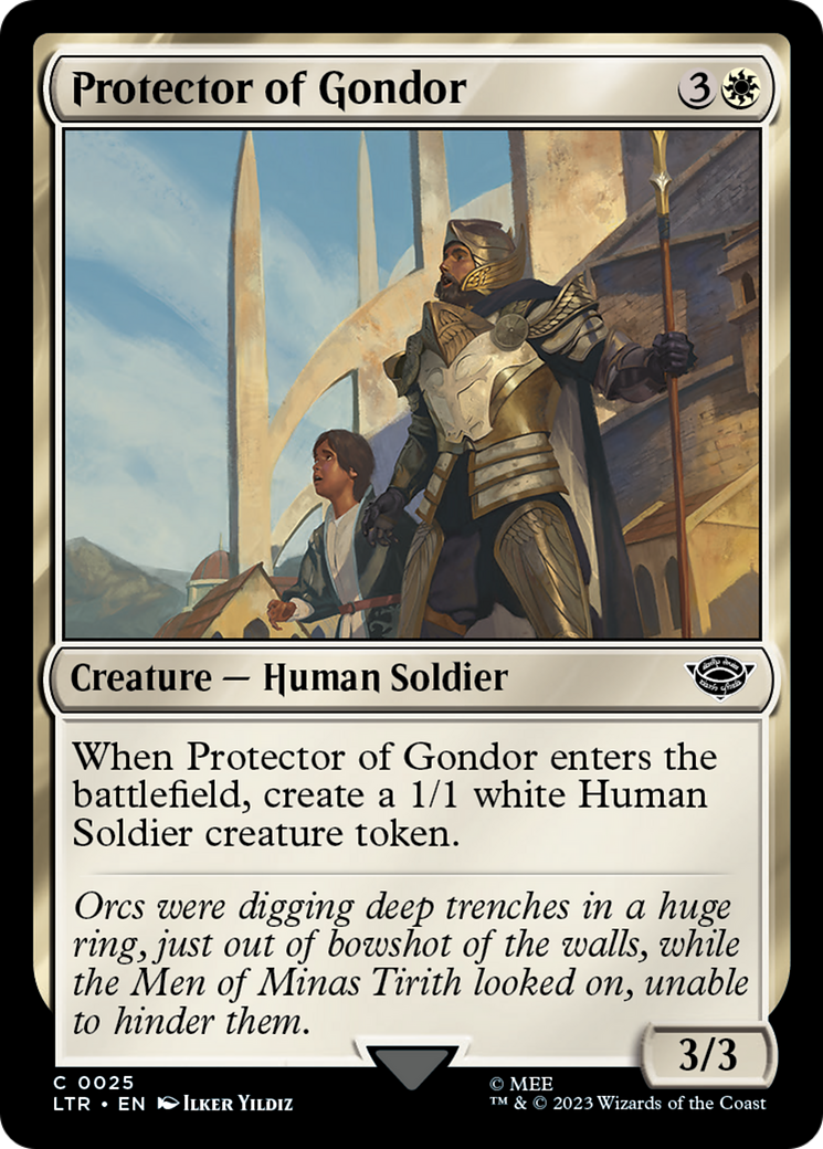 Image of Protector of Gondor (LTR-025) - The Lord of the Rings: Tales of Middle-earth Foil