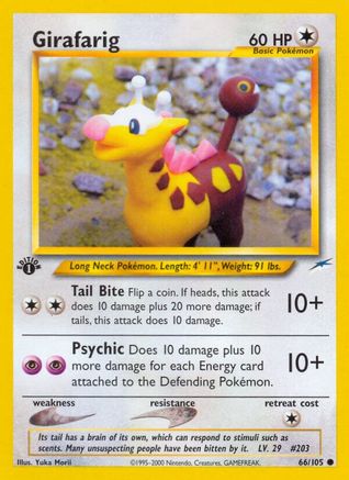 Image of Girafarig 066/105  - Unlimited Neo Destiny - Common