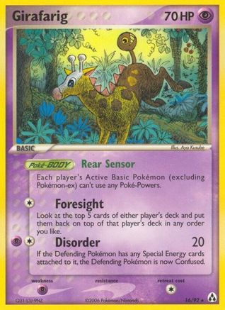 Image of Girafarig 016  Legend Maker - Rare