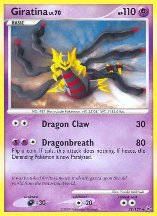Image of Giratina (28) 028  Platinum - Rare