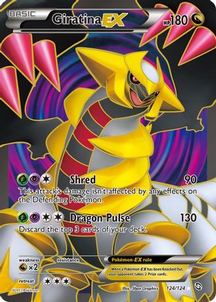 Image of Giratina EX (124 Full Art) 124  - Holofoil Dragons Exalted - Ultra Rare
