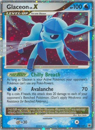 Image of Glaceon LV.X 098  - Holofoil Majestic Dawn - Ultra Rare