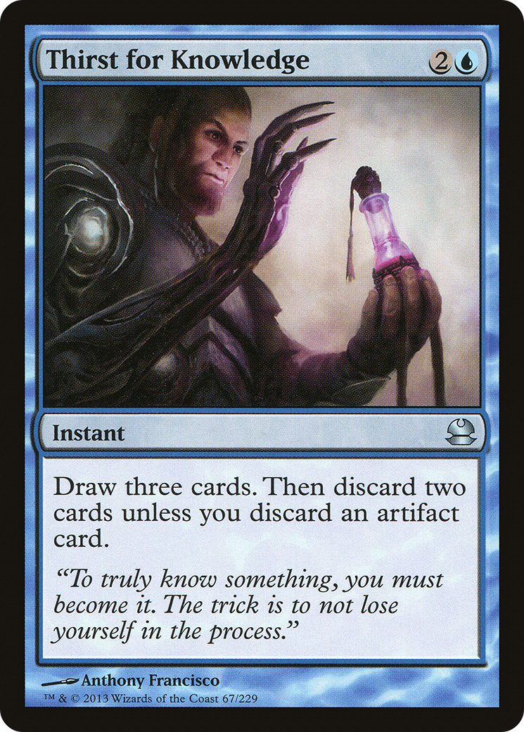 Image of Thirst for Knowledge (MMA-067) - Modern Masters