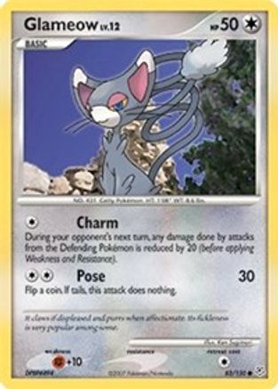 Image of Glameow 083  Diamond and Pearl - Common
