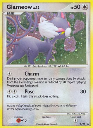 Image of Glameow DP23  - Holofoil Diamond and Pearl Promos - Promo