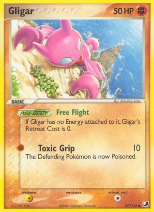 Image of Gligar 057/115  - Reverse Holofoil Unseen Forces - Common