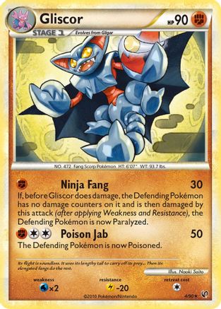 Image of Gliscor 004  - Holofoil Undaunted - Holo Rare