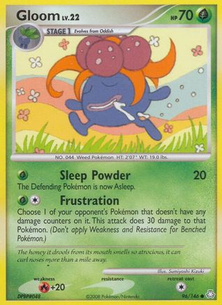 Image of Gloom (96) 096  - Reverse Holofoil Legends Awakened - Common