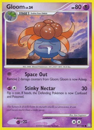 Image of Gloom (97) 097  - Reverse Holofoil Legends Awakened - Common