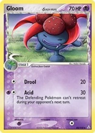Image of Gloom (Delta Species) 042  - Reverse Holofoil Holon Phantoms - Uncommon