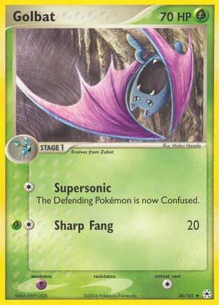 Image of Golbat 036  Hidden Legends - Uncommon