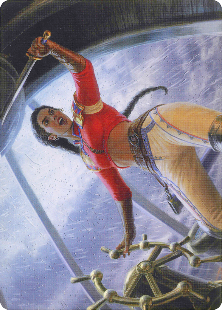 Image of Sisay, Weatherlight Captain // Sisay, Weatherlight Captain (AMH1-016) - Modern Horizons Art Series (Borderless)