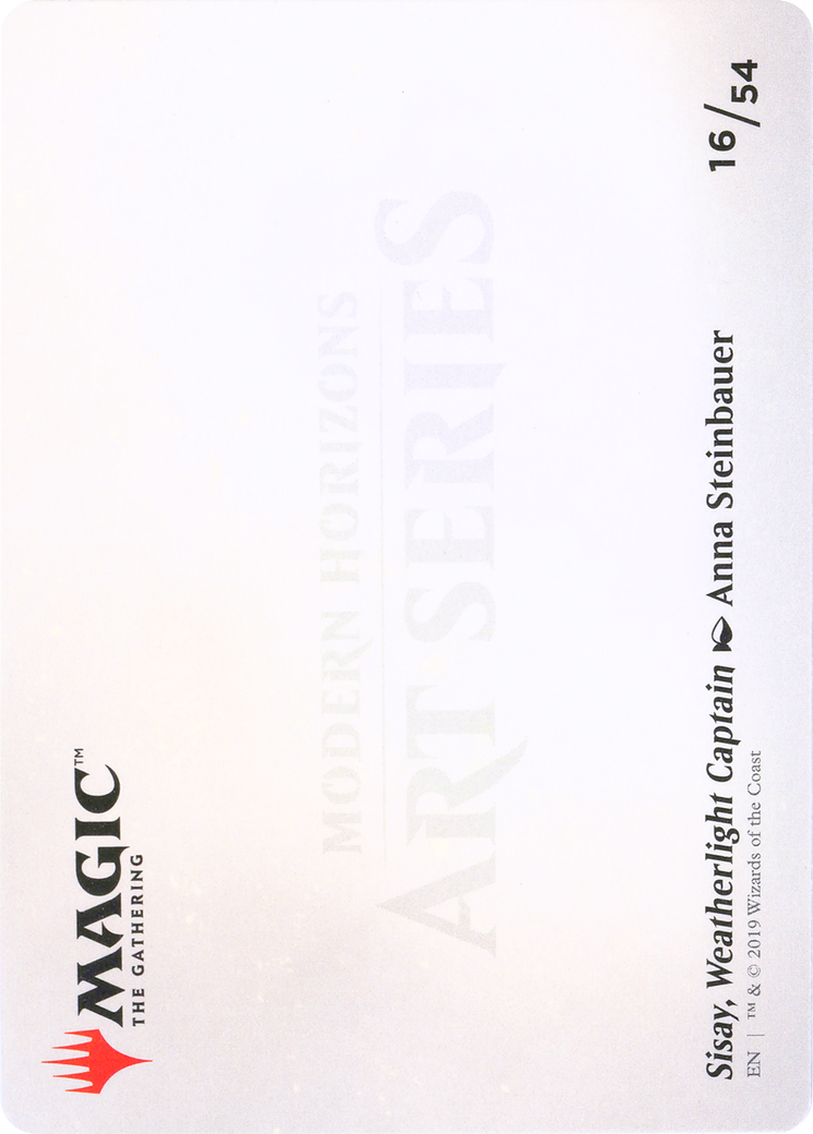 Image of Sisay, Weatherlight Captain // Sisay, Weatherlight Captain (AMH1-016) - Modern Horizons Art Series (Borderless)