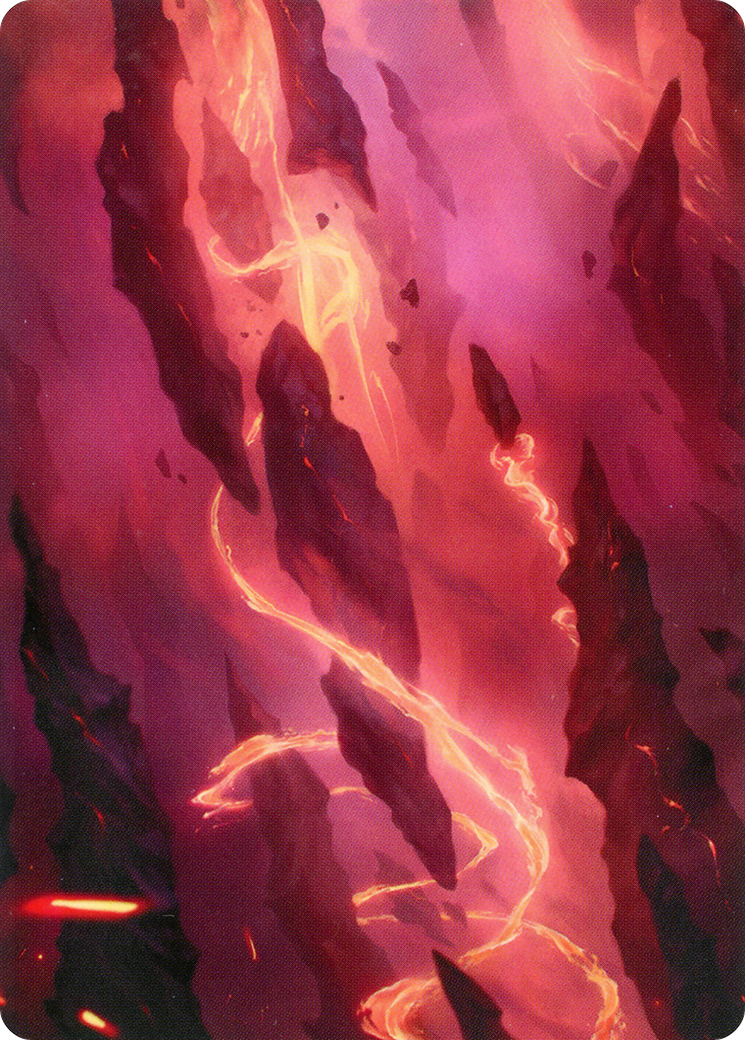 Image of Mountain // Mountain (AZNR-016) - Zendikar Rising Art Series (Borderless)
