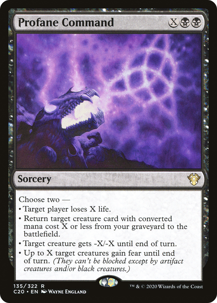 Image of Profane Command (C20-135) - Commander 2020