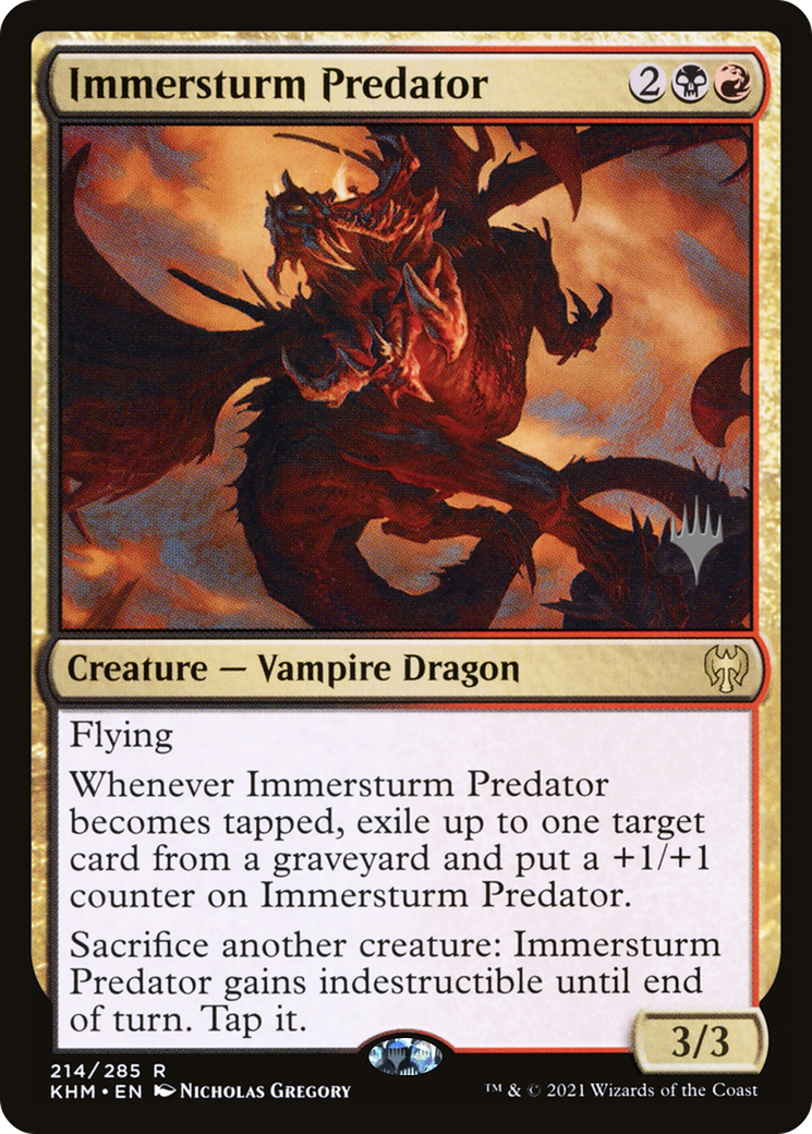 Image of Immersturm Predator (PPKHM-214P) - Kaldheim Promos