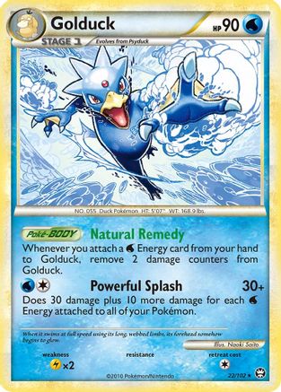 Image of Golduck 022  Triumphant - Rare
