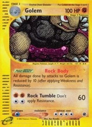 Image of Golem (14) 014  - Holofoil Expedition - Holo Rare