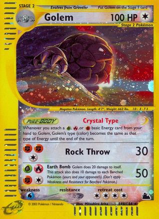 Image of Golem 148  - Holofoil Skyridge - Secret Rare