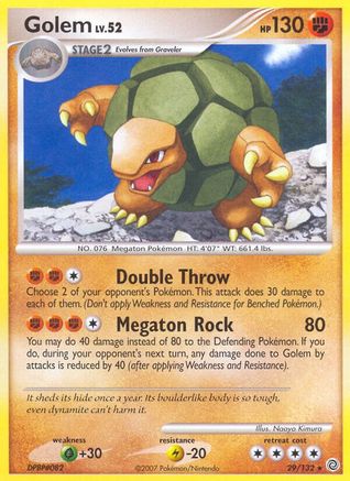 Image of Golem 029  - Reverse Holofoil Secret Wonders - Rare