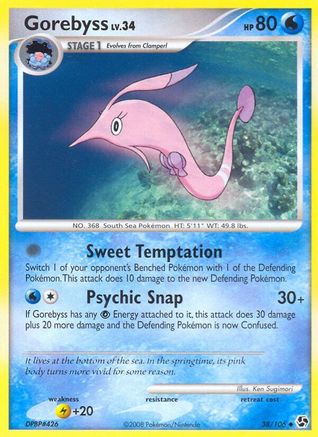 Image of Gorebyss 038  - Reverse Holofoil Great Encounters - Uncommon