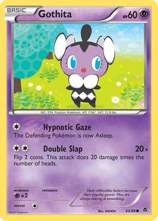 Image of Gothita (43) 043  - Reverse Holofoil Emerging Powers - Common