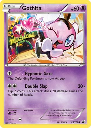 Image of Gothita (69) 069  - Reverse Holofoil Legendary Treasures - Common