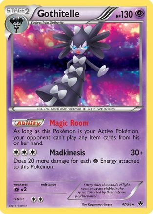 Image of Gothitelle (47) 047  - Holofoil Emerging Powers - Holo Rare