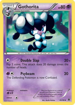 Image of Gothorita (45) 045  - Reverse Holofoil Emerging Powers - Uncommon