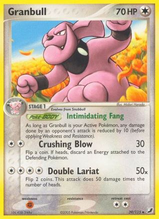 Image of Granbull 039  Unseen Forces - Uncommon