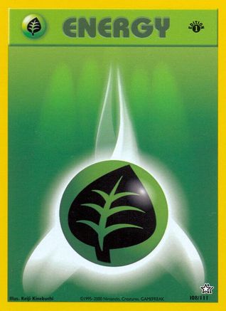 Image of Grass Energy 108/111  - Unlimited Neo Genesis - Common