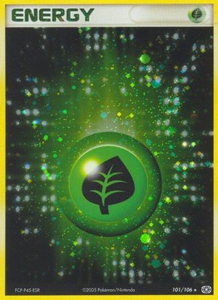 Image of Grass Energy 101/106  Emerald - Holo Rare