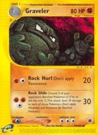 Image of Graveler 079  - Reverse Holofoil Expedition - Uncommon