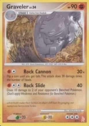 Image of Graveler 002  DP Trainer Kit Manaphy & Lucario - Common