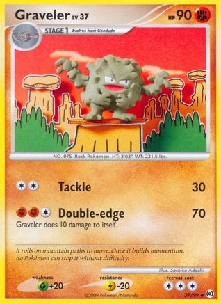 Image of Graveler 037/99  Arceus - Uncommon