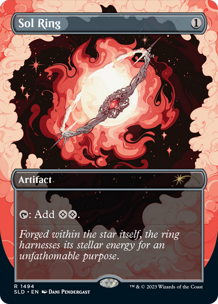 Image of Sol Ring (1494) (SLD-1494) - Secret Lair Drop (Borderless)
