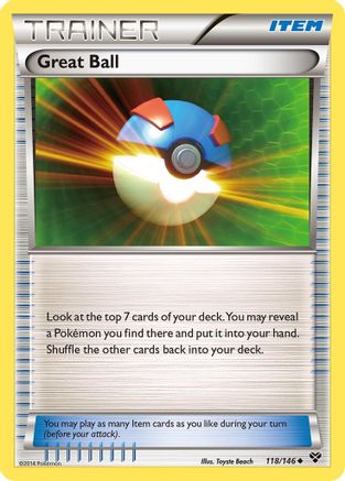 Image of Great Ball 118/146  - Reverse Holofoil XY Base Set - Uncommon