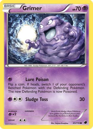 Image of Grimer 045  Plasma Freeze - Common