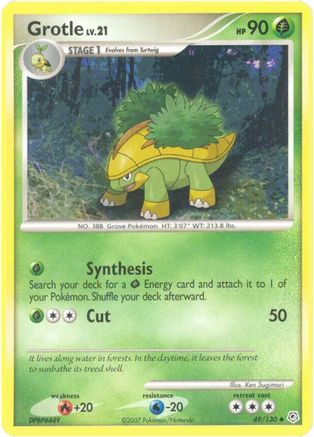 Image of Grotle 049/130  - Reverse Holofoil Diamond and Pearl - Uncommon