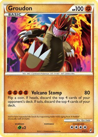 Image of Groudon 006  - Holofoil Call of Legends - Holo Rare