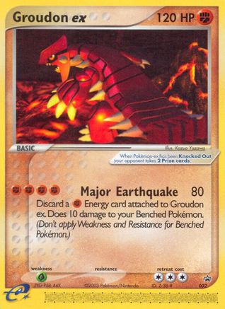 Image of Groudon ex 002  Nintendo Promos - Promo