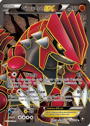Image of Groudon EX (106 Full Art) 106  - Holofoil Dark Explorers - Ultra Rare