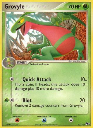 Image of Grovyle 007  POP Series 4 - Uncommon